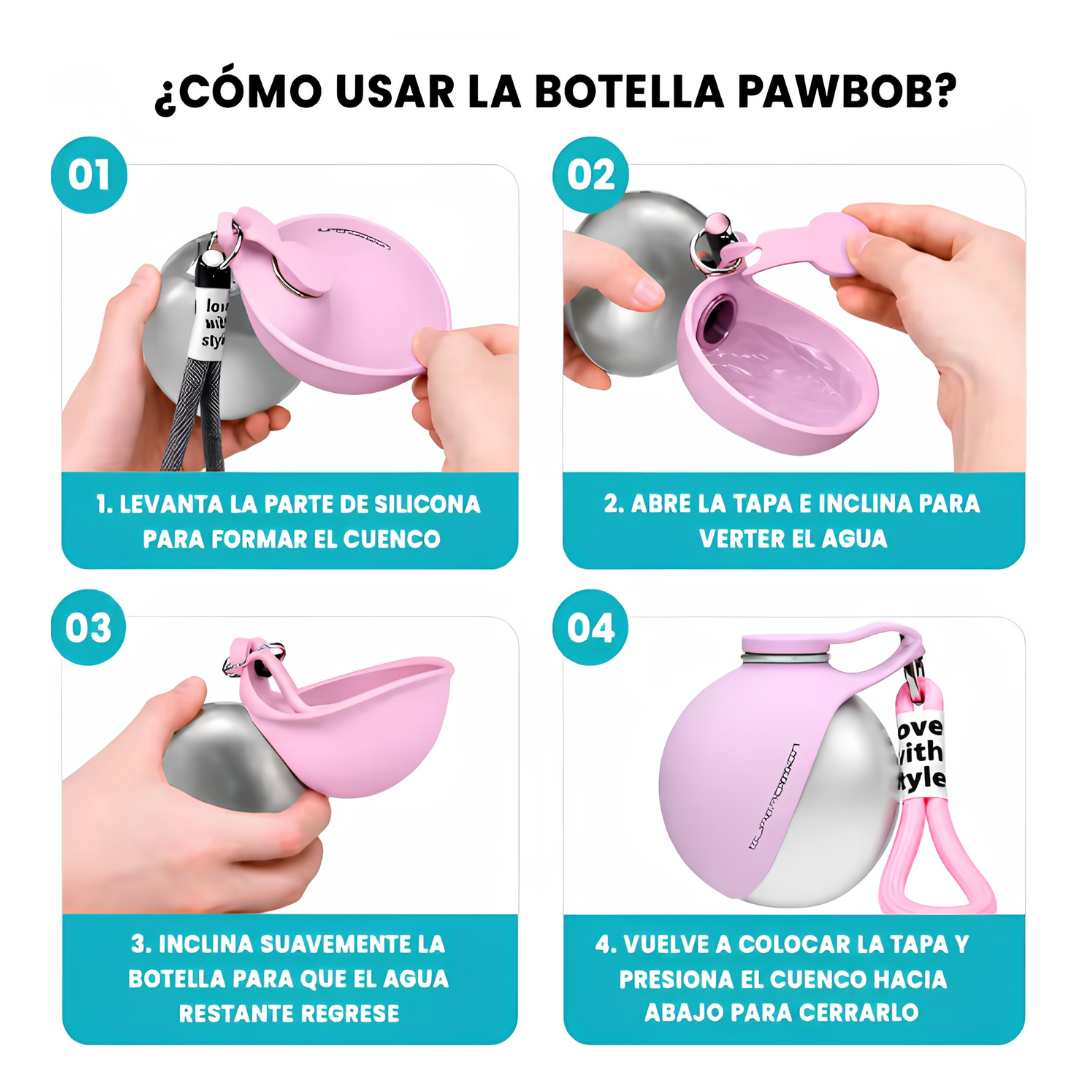 PawComfort™ | Botella Portátil Para Perros